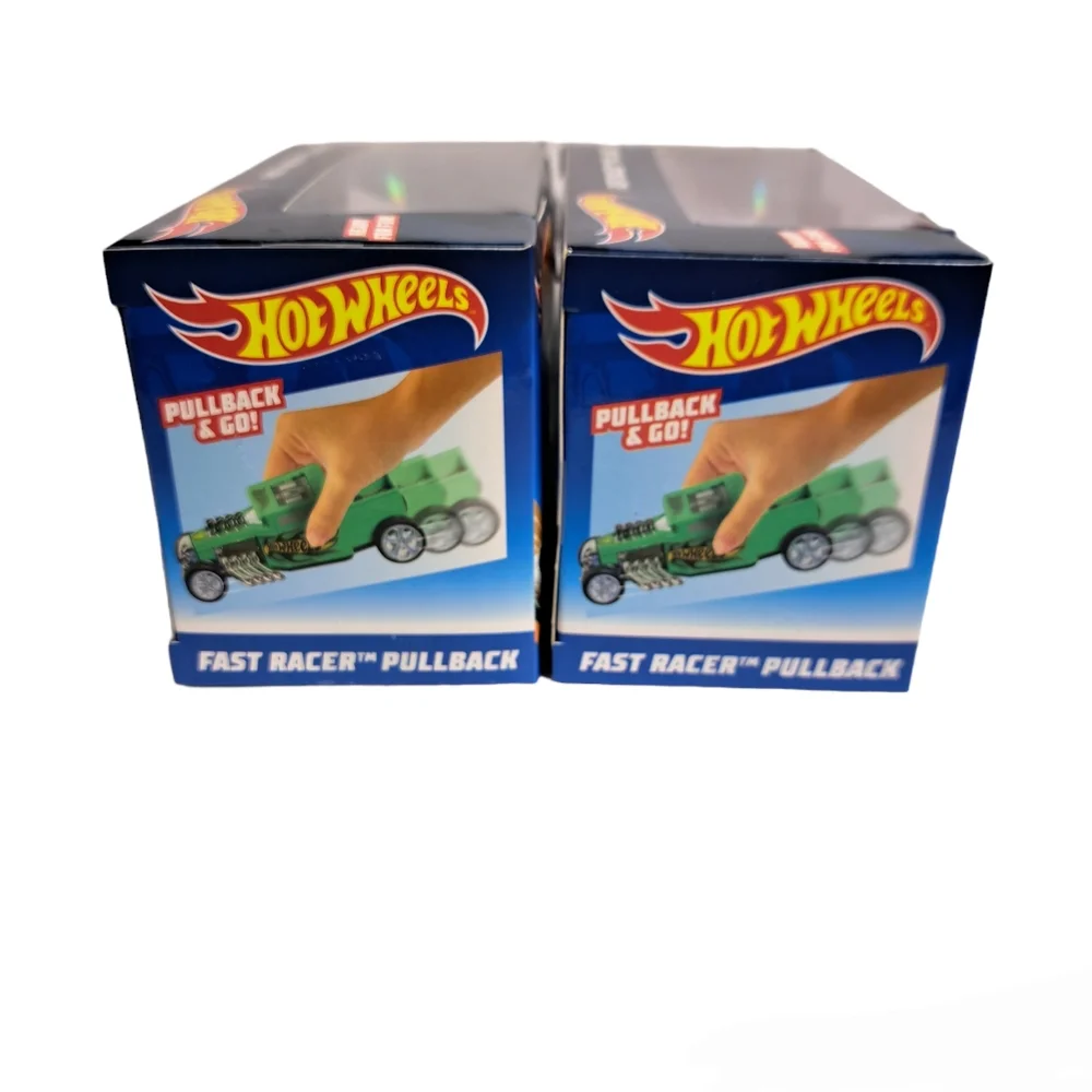 Hot Wheels Lot/2 Boys Pullback Racers Black & Blue‎ Dawgzilla Cars